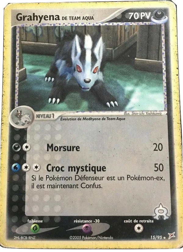 Grahyena de Team Aqua – EX Team Magma vs Team Aqua 15