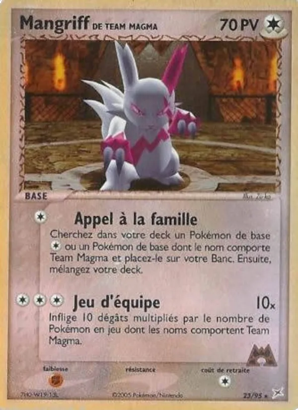 Mangriff de Team Magma – EX Team Magma vs Team Aqua 23