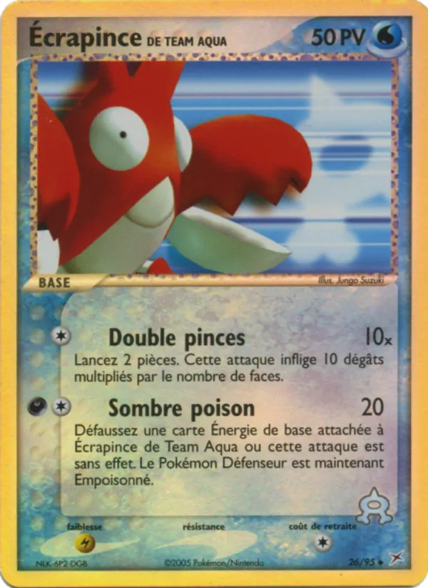 Écrapince de Team Aqua – EX Team Magma vs Team Aqua 26