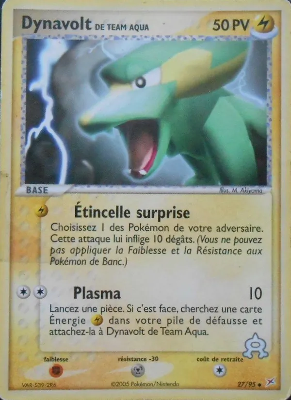 Dynavolt de Team Aqua – EX Team Magma vs Team Aqua 27