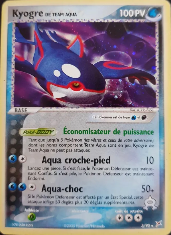 Kyogre de Team Aqua – EX Team Magma vs Team Aqua 3