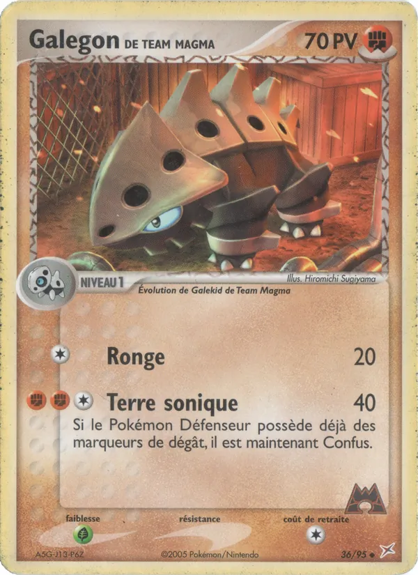 Galegon de Team Magma – EX Team Magma vs Team Aqua 36