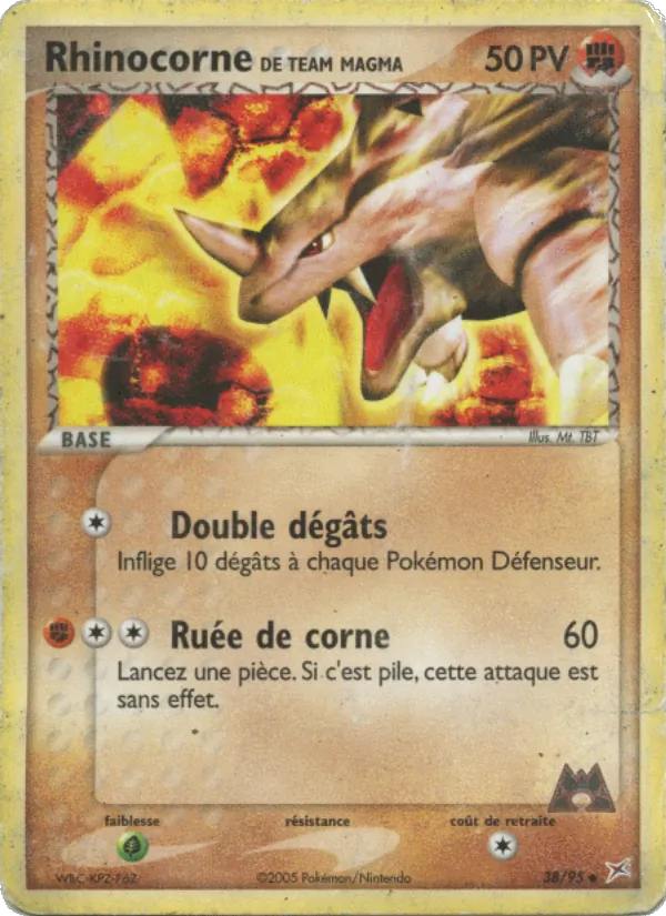 Rhinocorne de Team Magma – EX Team Magma vs Team Aqua 38