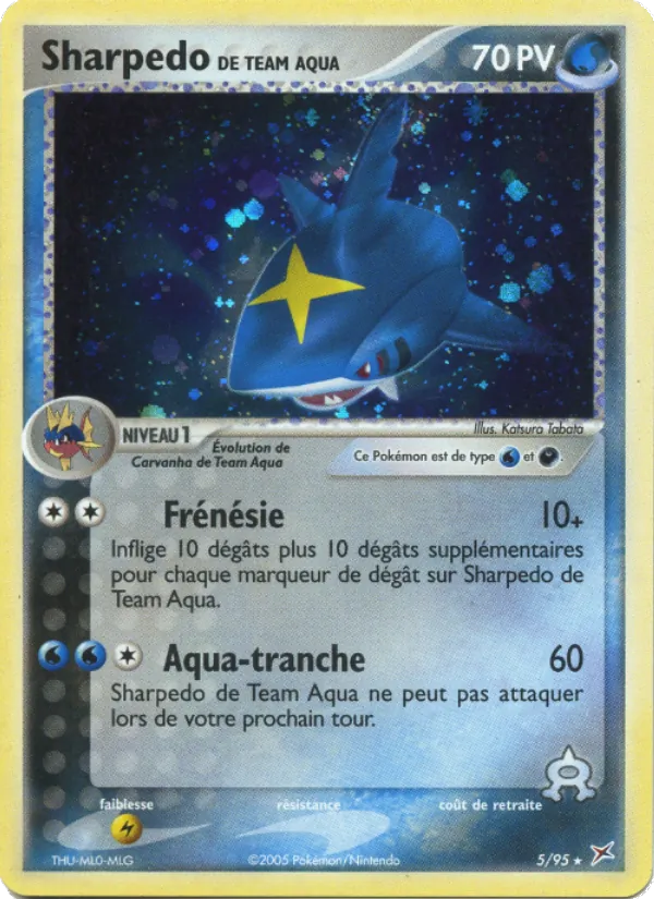Sharpedo de Team Aqua – EX Team Magma vs Team Aqua 5