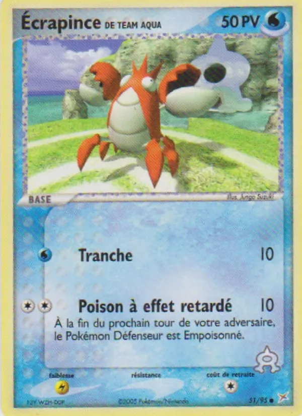 Écrapince de Team Aqua – EX Team Magma vs Team Aqua 51