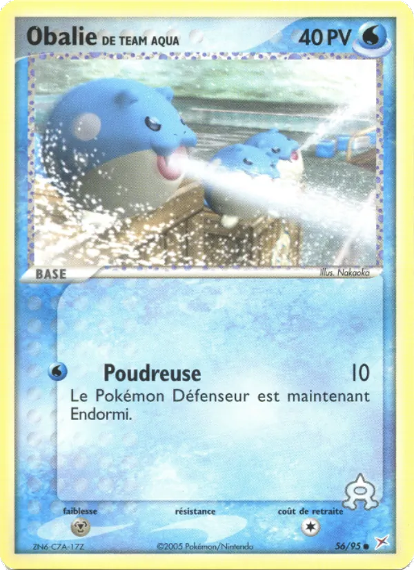 Obalie de Team Aqua – EX Team Magma vs Team Aqua 56