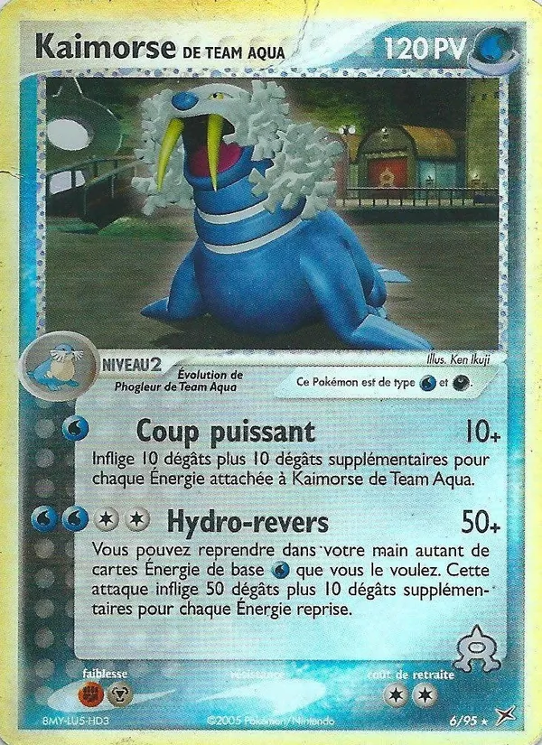 Kaimorse de Team Aqua – EX Team Magma vs Team Aqua 6