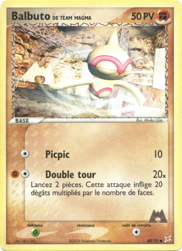 Balbuto de Team Magma – EX Team Magma vs Team Aqua 60