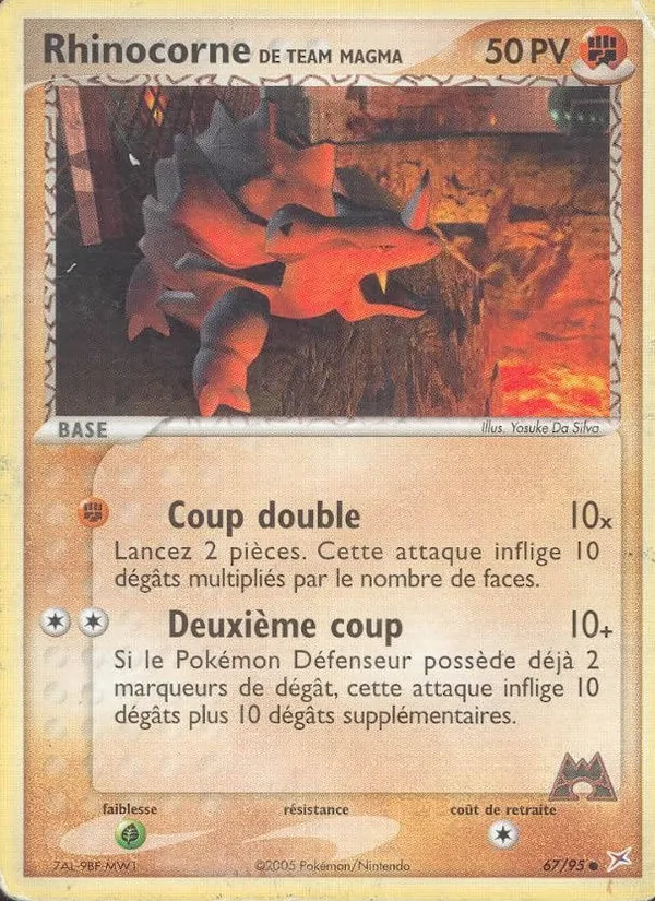 Rhinocorne de Team Magma – EX Team Magma vs Team Aqua 67