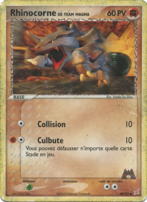 Rhinocorne de Team Magma – EX Team Magma vs Team Aqua 68