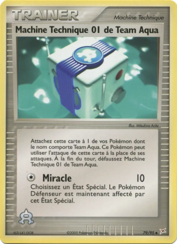 Machine Technique 01 de Team Aqua – EX Team Magma vs Team Aqua 79
