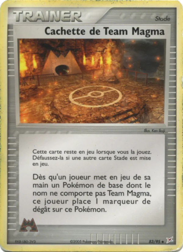 Cachette de Team Magma – EX Team Magma vs Team Aqua 83