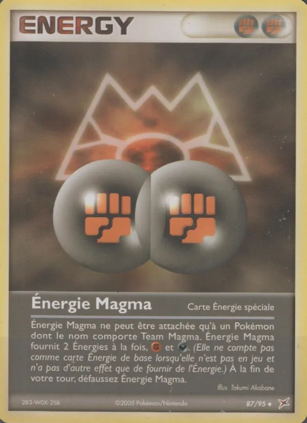 Énergie Magma – EX Team Magma vs Team Aqua 87