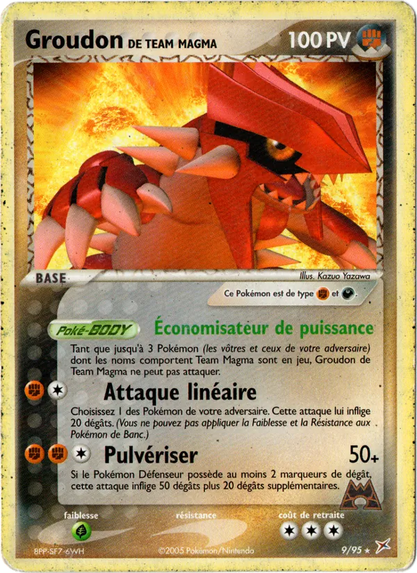 Groudon de Team Magma – EX Team Magma vs Team Aqua 9