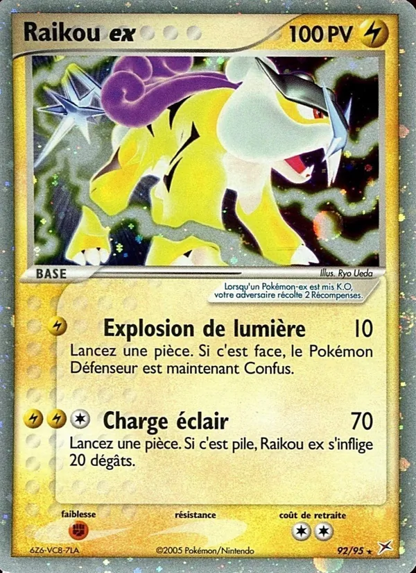 Raikou ex – EX Team Magma vs Team Aqua 92