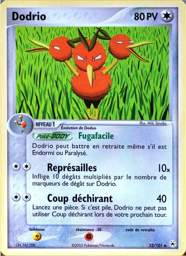 Dodrio – EX Légendes Oubliées 33