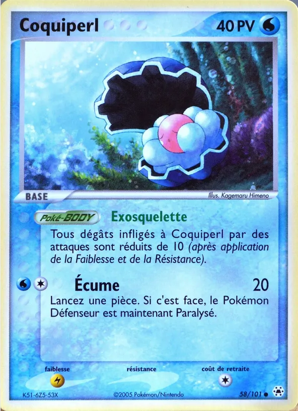 Coquiperl – EX Légendes Oubliées 58