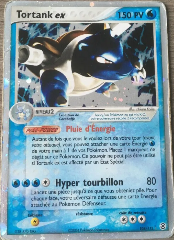 Tortank ex – EX Rouge Feu & Vert Feuille 104