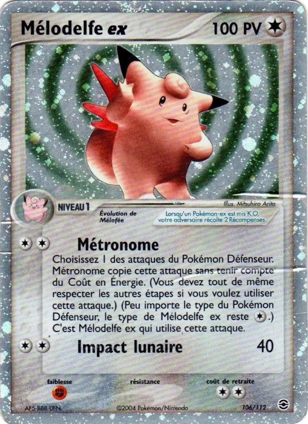 Mélodelfe ex – EX Rouge Feu & Vert Feuille 106