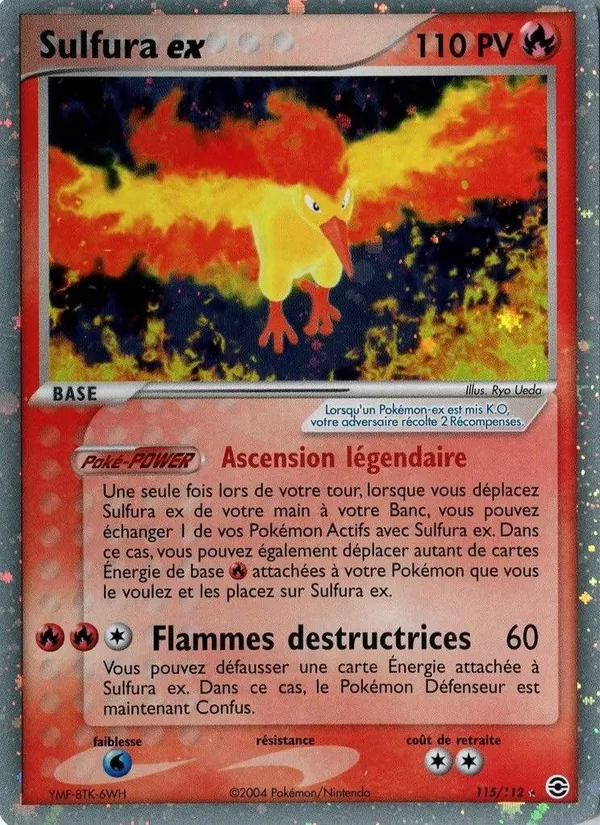 Sulfura ex – EX Rouge Feu & Vert Feuille 115
