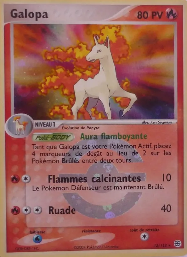 Galopa – EX Rouge Feu & Vert Feuille 13