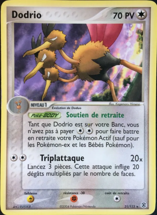Dodrio – EX Rouge Feu & Vert Feuille 21