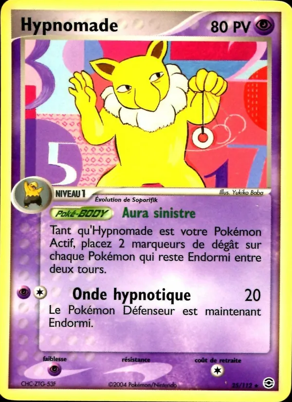 Hypnomade – EX Rouge Feu & Vert Feuille 25