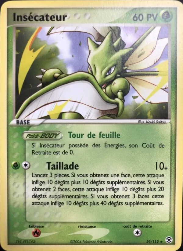 Insécateur – EX Rouge Feu & Vert Feuille 29
