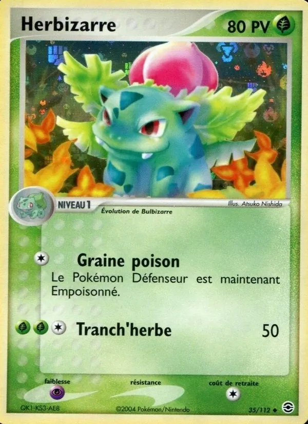 Herbizarre – EX Rouge Feu & Vert Feuille 35
