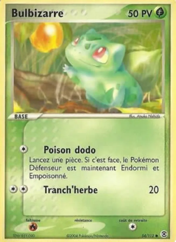 Bulbizarre – EX Rouge Feu & Vert Feuille 54