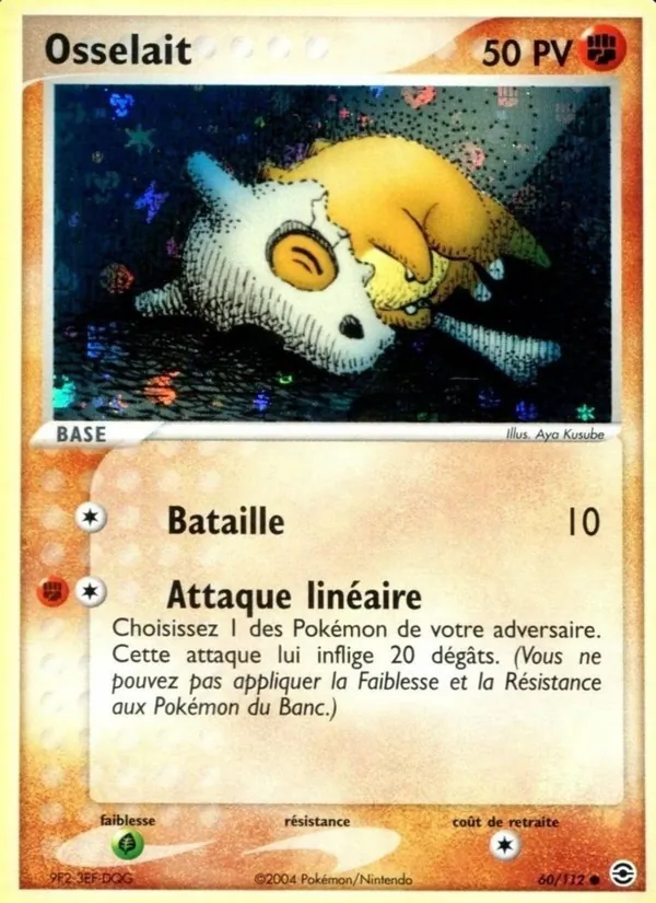 Osselait – EX Rouge Feu & Vert Feuille 60