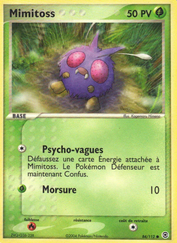 Mimitoss – EX Rouge Feu & Vert Feuille 84
