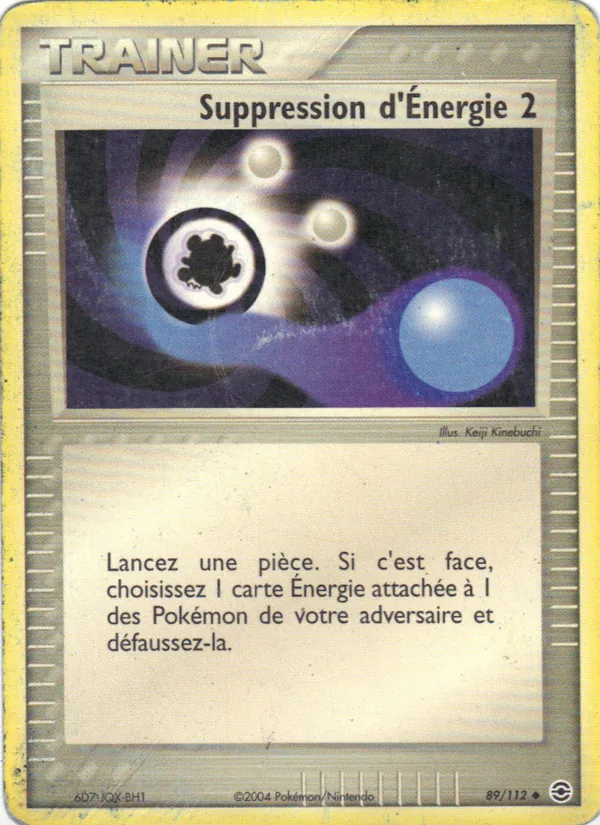 Suppression d'Énergie 2 – EX Rouge Feu & Vert Feuille 89