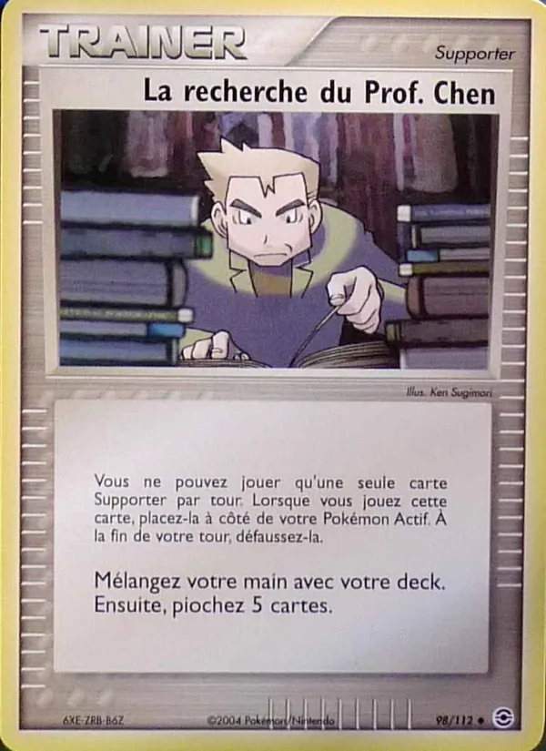 La recherche du Prof. Chen – EX Rouge Feu & Vert Feuille 98