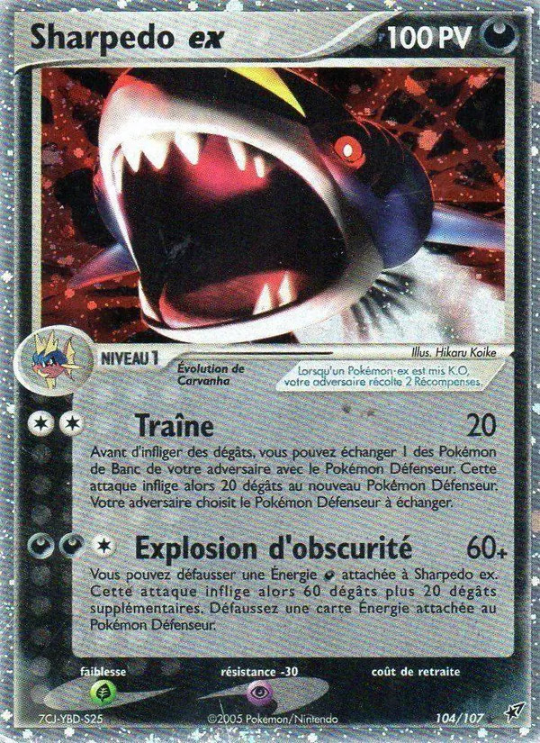 Sharpedo ex – EX Deoxys 104