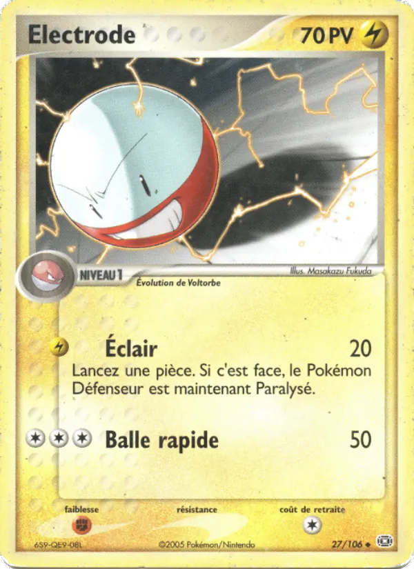 Électrode – EX Émeraude 27