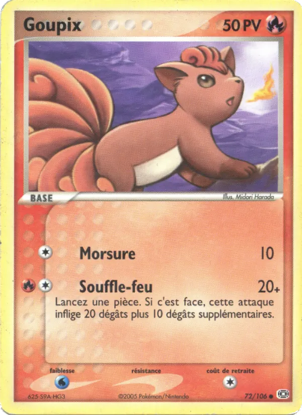Goupix – EX Émeraude 72