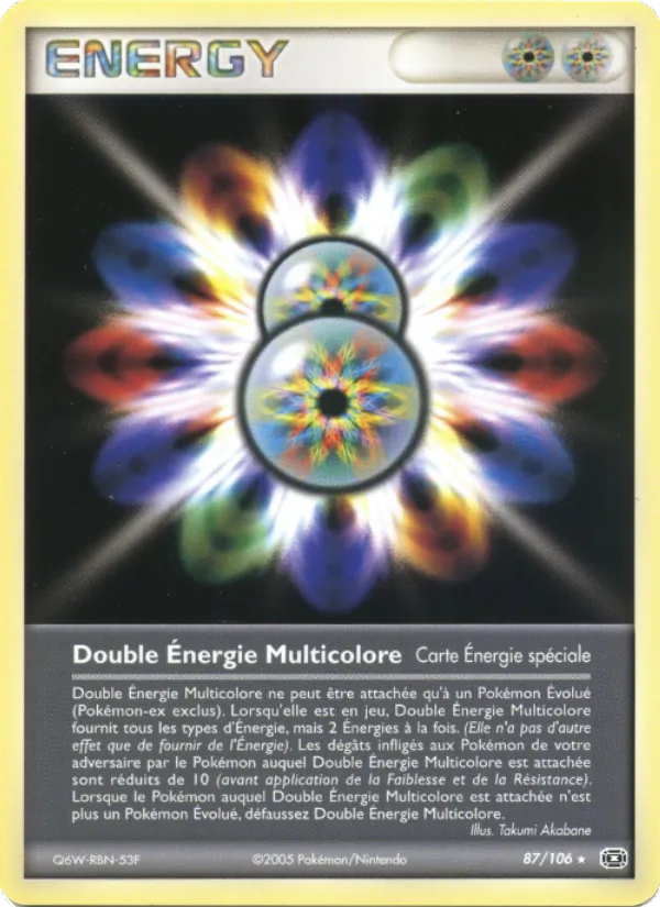 Double Énergie Multicolore – EX Émeraude 87
