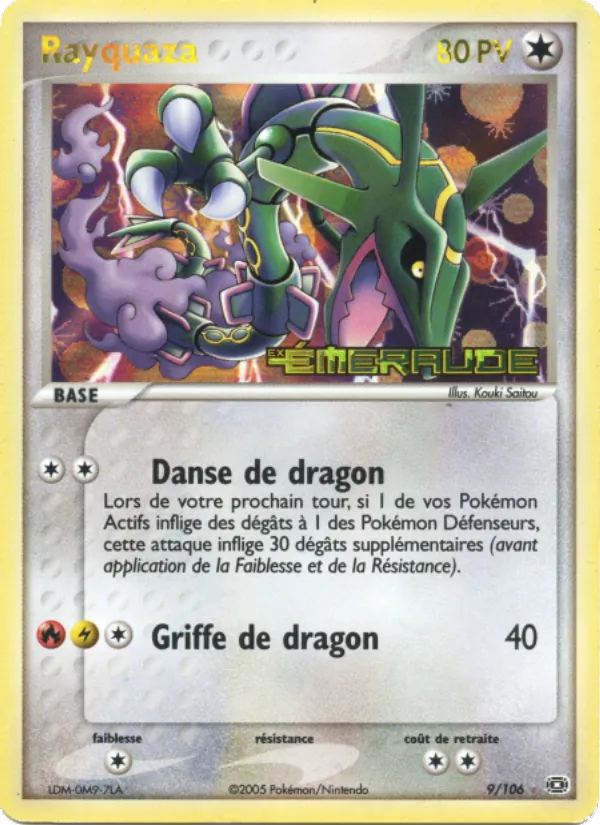 Rayquaza – EX Émeraude 9