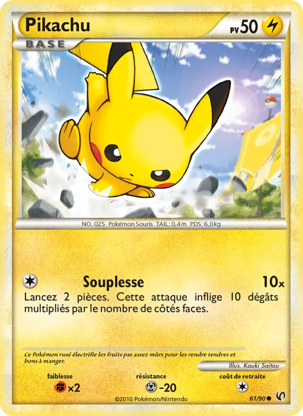 Pikachu – Indomptable 61