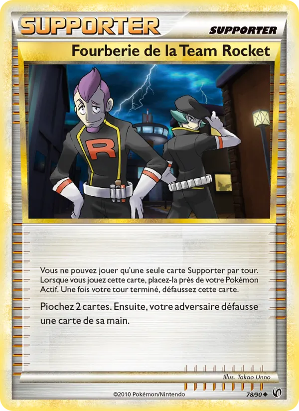 Fourberie de la Team Rocket – Indomptable 78