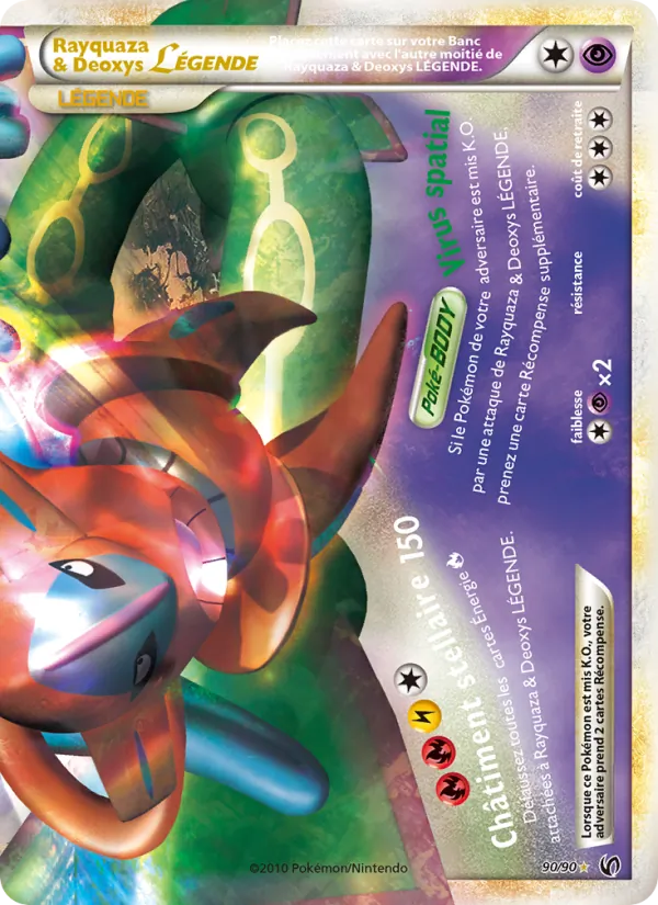 Rayquaza & Deoxys LÉGENDE – Indomptable 90
