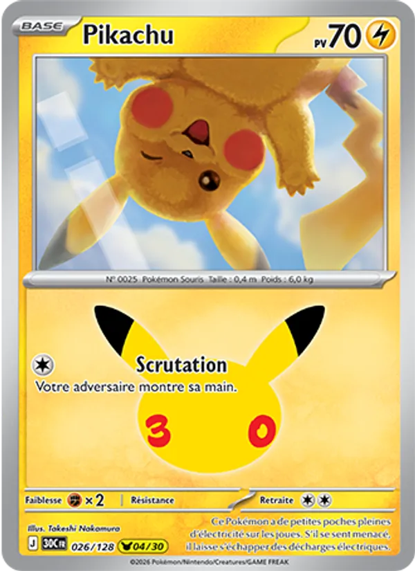 Pikachu – 30ᵉ Anniversaire 26