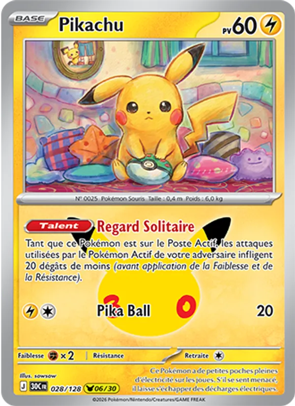 Pikachu – 30ᵉ Anniversaire 28