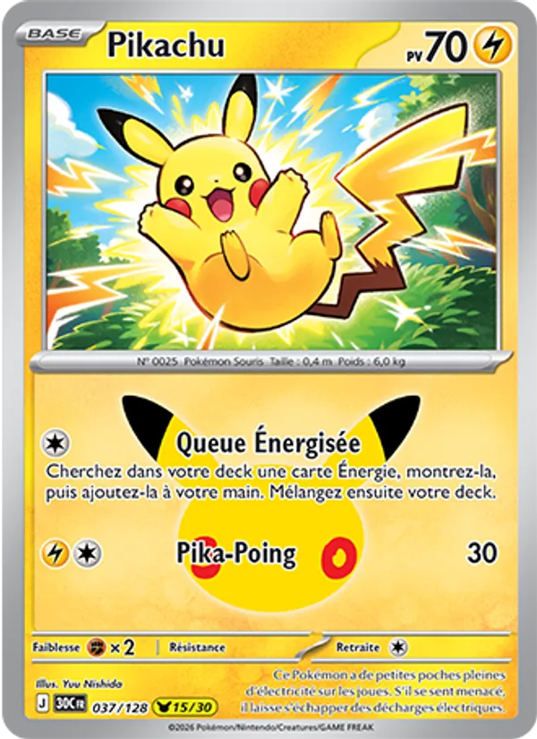 Pikachu – 30ᵉ Anniversaire 37