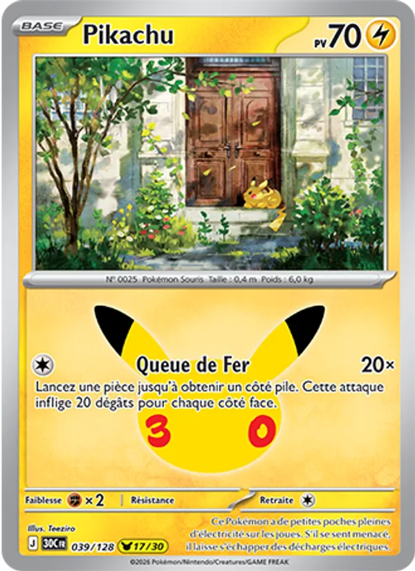 Pikachu – 30ᵉ Anniversaire 39