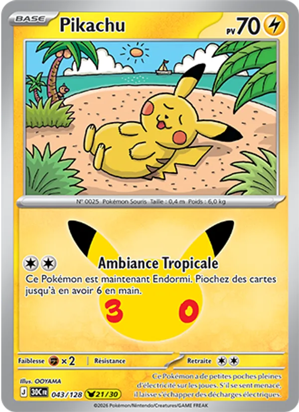 Pikachu – 30ᵉ Anniversaire 43