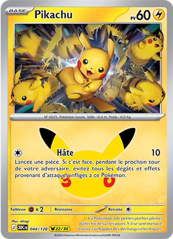 Pikachu – 30ᵉ Anniversaire 44