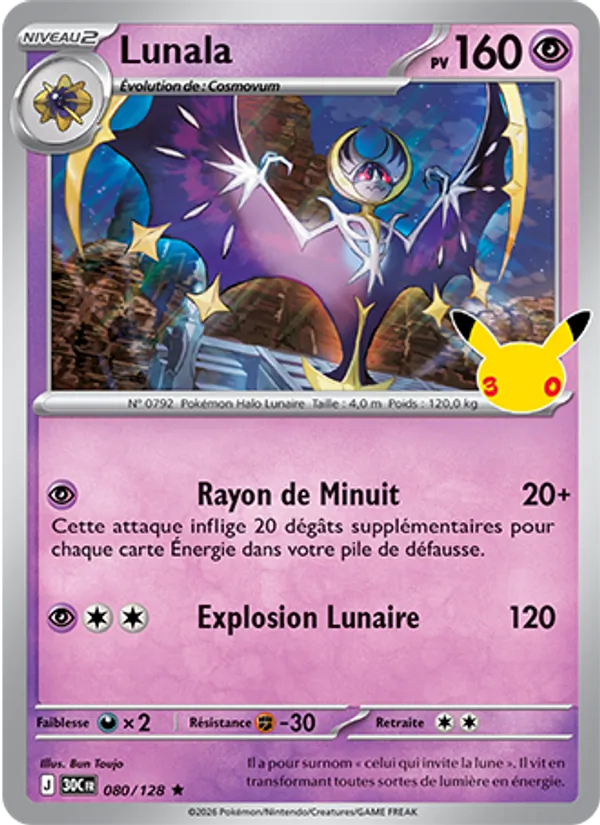 Lunala – 30ᵉ Anniversaire 80