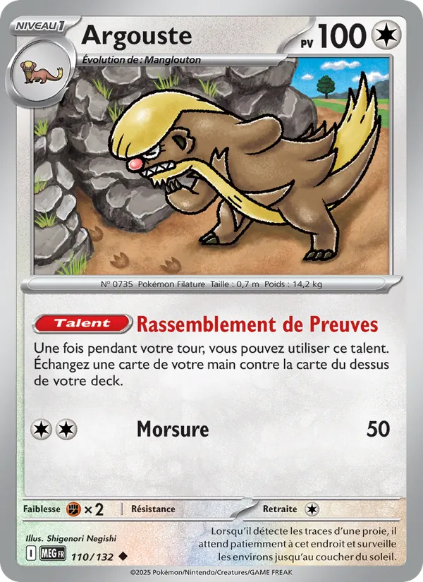 Argouste – Méga-Évolution 110